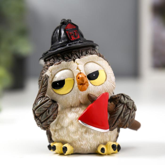 Сувенир полистоун "Совёнок - пожарный" 10х7х8 см
Сувенир полистоун "Совёнок - пожарный" 10х7х8 см