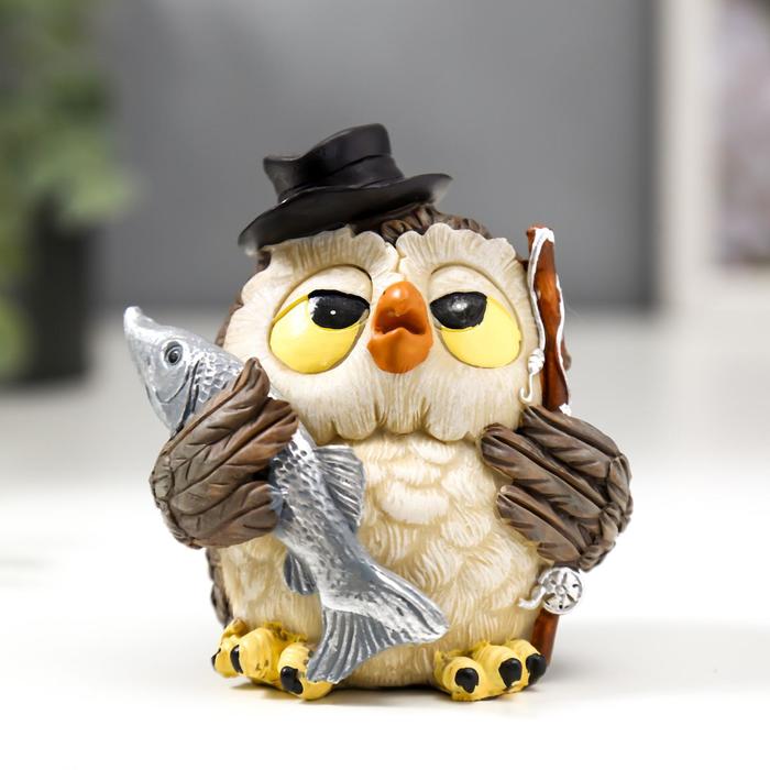 Сувенир полистоун "Совёнок - рыбак" 9х8х8,5 см
Сувенир полистоун "Совёнок - рыбак" 9х8х8,5 см