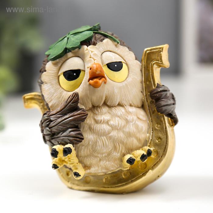 Сувенир полистоун "Совёнок с подковой" 9,7х7,5х9,7 см
Сувенир полистоун "Совёнок с подковой" 9,7х7,5х9,7 см