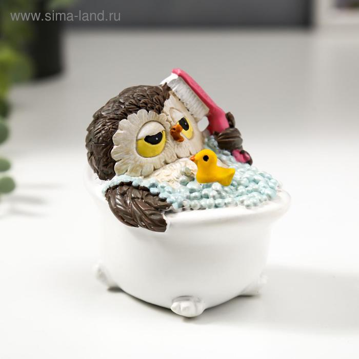 Сувенир полистоун "Совёнок принимает ванну" 8,3х6,5х9 см
Сувенир полистоун "Совёнок принимает ванну" 8,3х6,5х9 см