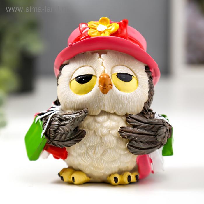 Сувенир полистоун "Совушка с покупками" 10х8х9,5 см
Сувенир полистоун "Совушка с покупками" 10х8х9,5 см