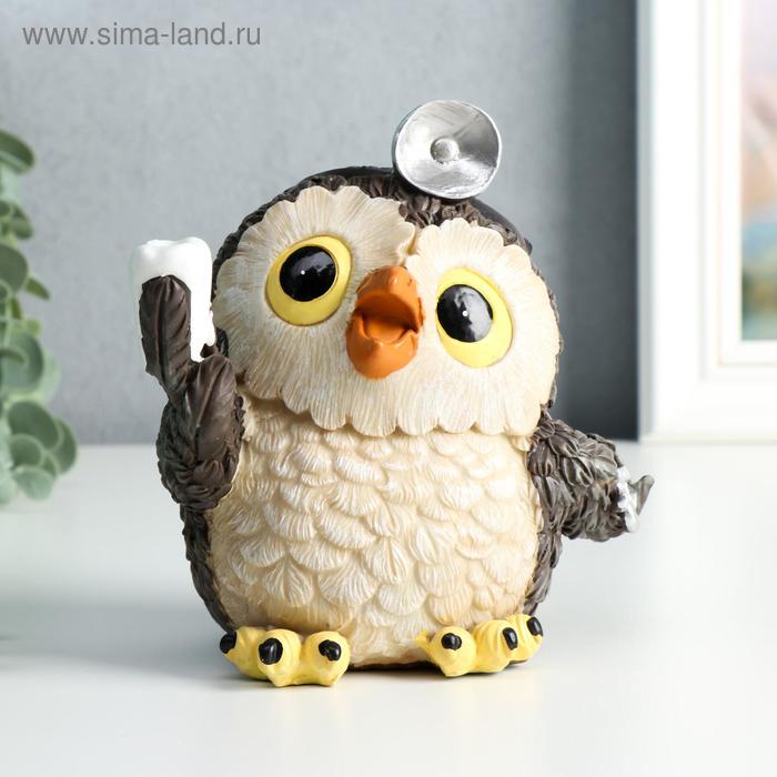 Копилка полистоун "Совёнок - стоматолог" 13х9х13,5 см
Копилка полистоун "Совёнок - стоматолог" 13х9х13,5 см