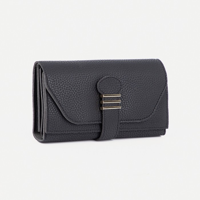 Кошелёк на кнопках, цвет чёрный
Кошелёк на кнопках, цвет чёрный