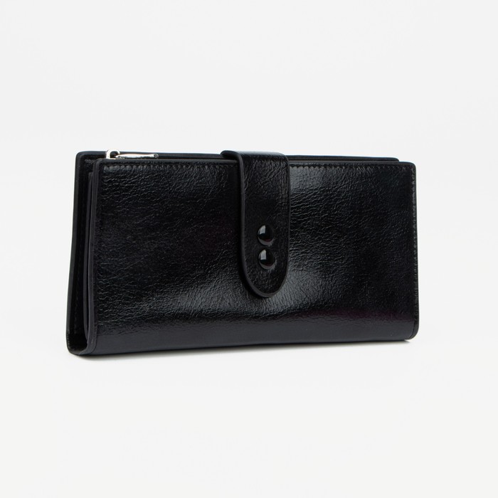 Кошелёк на кнопках, цвет чёрный
Кошелёк на кнопках, цвет чёрный