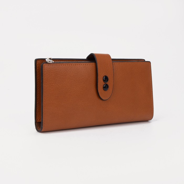 Кошелёк на кнопках, цвет коричневый
Кошелёк на кнопках, цвет коричневый