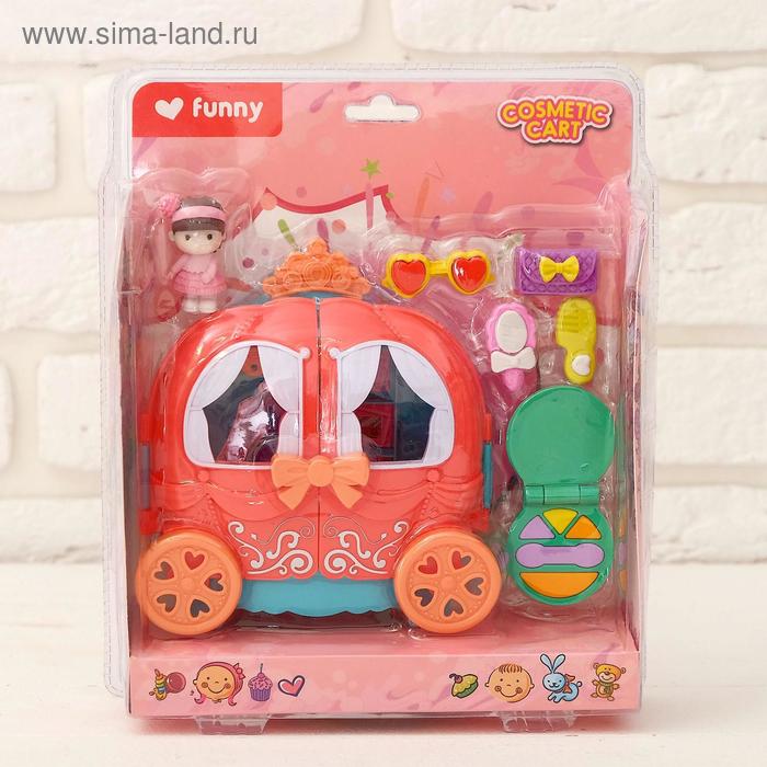 Пластиковый домик для кукол «Карета» с аксессуарами, МИКС
Пластиковый домик для кукол «Карета» с аксессуарами, МИКС