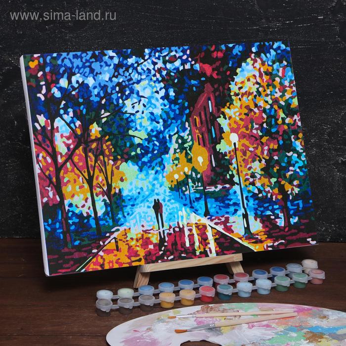 Картина по номерам на холсте с подрамником «Осенний парк» 30х40 см 
Картина по номерам на холсте с подрамником «Осенний парк» 30х40 см