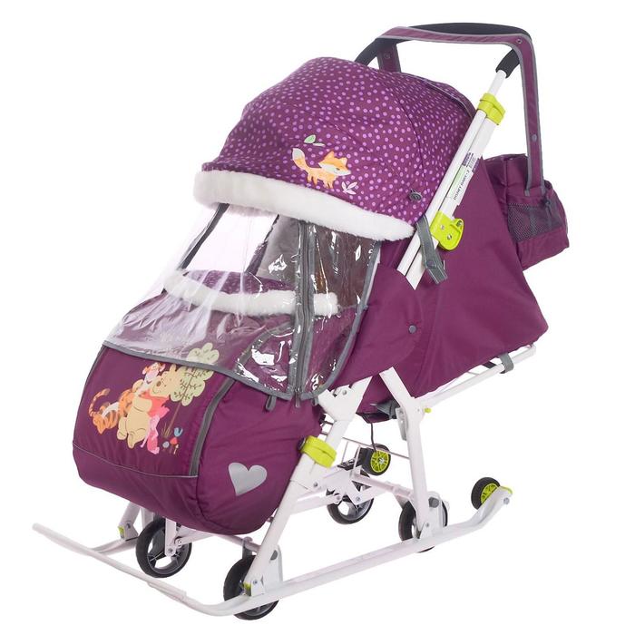 Санки-коляска «Baby 2. Медвежонок Винни и его друзья», цвет баклажановый
Санки-коляска «Baby 2. Медвежонок Винни и его друзья», цвет баклажановый