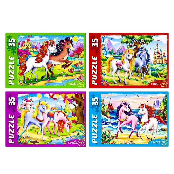 Пазлы «Чудесные единороги №9», 35 элементов
Пазлы «Чудесные единороги №9», 35 элементов