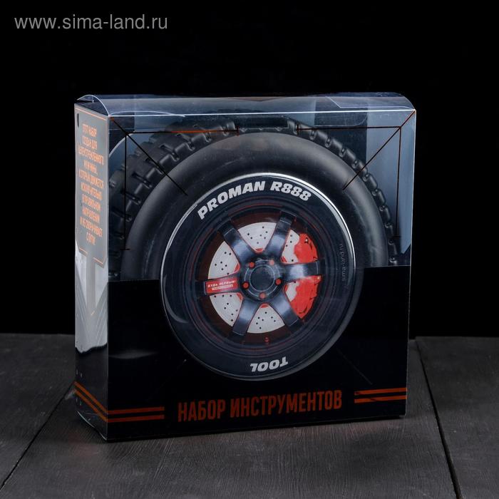 Набор инструментов в колесе "Proman", 24 предмета
Набор инструментов в колесе "Proman", 24 предмета