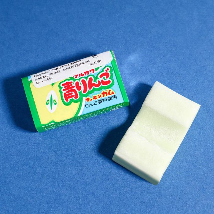 Жевательная резинка Marukawa со вкусом зелёного яблока, 5,5 г 
Жевательная резинка Marukawa со вкусом зелёного яблока, 5,5 г