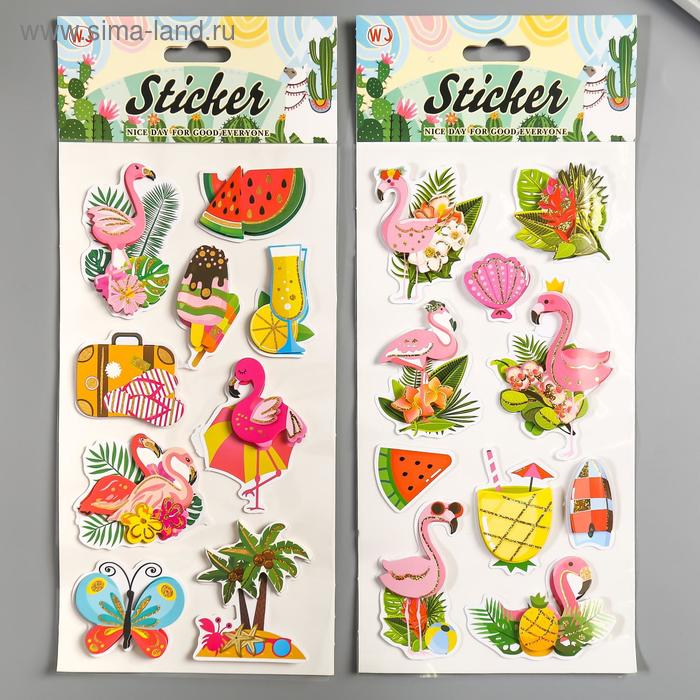 Наклейка пластик многослойная "Фламинго" МИКС 32х13,5 см
Наклейка пластик многослойная "Фламинго" МИКС 32х13,5 см