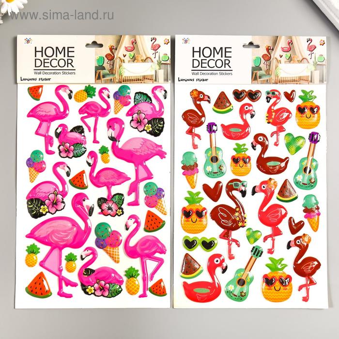 Наклейка пластик выпуклая "Фламинго" МИКС 30,5х17 см
Наклейка пластик выпуклая "Фламинго" МИКС 30,5х17 см