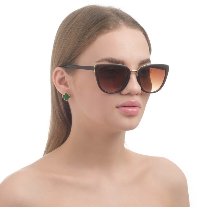 Очки солнцезащитные женские "Боракай", uv 400, 14.8х3х5.3 см, линза 5.2х6 см, коричневые 
Очки солнцезащитные женские "Боракай", uv 400, 14.8х3х5.3 см, линза 5.2х6 см, коричневые