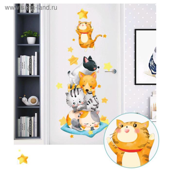 Наклейка интерьерная пластик "Пирамидка кошки и собаки" 60х90 см
Наклейка интерьерная пластик "Пирамидка кошки и собаки" 60х90 см