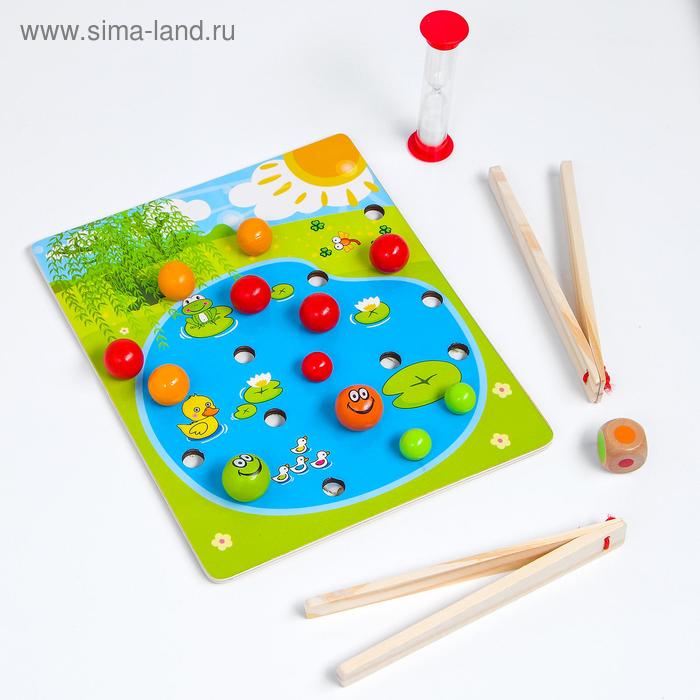 фото Детский развивающий набор «разложи шарики» 22 × 18 × 5 см