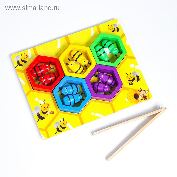 Детский развивающий набор «Разложи пчёлок» 22,5 × 18,5 × 5 см
Детский развивающий набор «Разложи пчёлок» 22,5 × 18,5 × 5 см