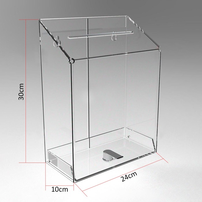 Урна для голосования 240*100*300, на замке, оргстекло 3мм, В ЗАЩИТНОЙ ПЛЁНКЕ, цвет прозрачный
Урна для голосования 240*100*300, на замке, оргстекло 3мм, В ЗАЩИТНОЙ ПЛЁНКЕ, цвет прозрачный