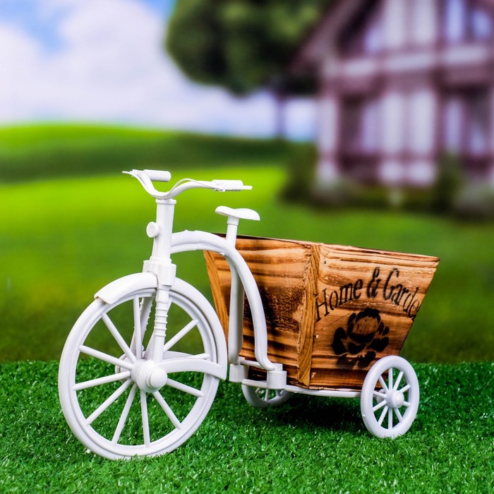 фото Кашпо-велосипед 26х12х18см take it easy