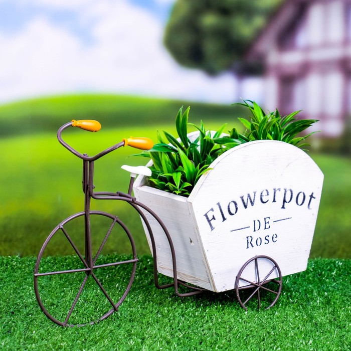 Кашпо-велосипед 30х11х18см
Кашпо-велосипед 30х11х18см