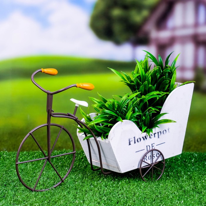 Кашпо-велосипед 34*11*18см
Кашпо-велосипед 34*11*18см