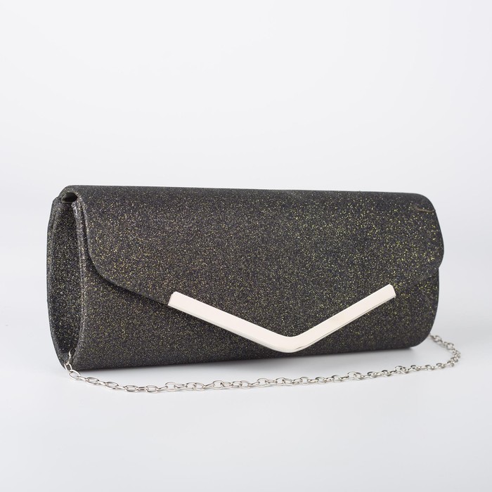 Сумка женская, отдел на клапане, длинная цепочка, цвет чёрный/золото
Сумка женская, отдел на клапане, длинная цепочка, цвет чёрный/золото