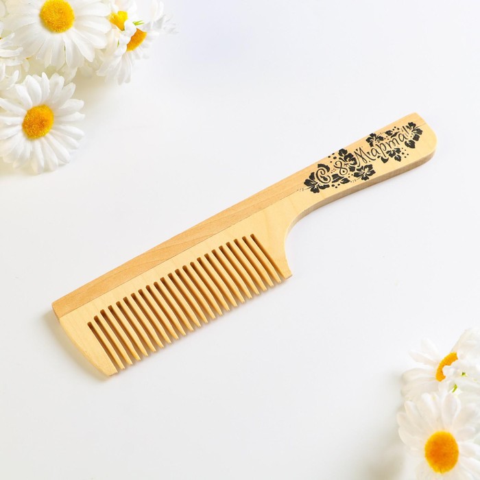 Расческа деревянная "8 марта"
Расческа деревянная "8 марта"