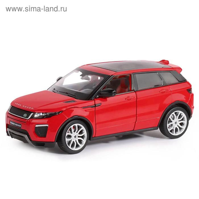 Машина металлическая Land Rover. Range Rover Evoque 1:24, открываются двери, капот, световые и звуковые эффекты, цвет красный
Машина металлическая Land Rover. Range Rover Evoque 1:24, открываются двери, капот, световые и звуковые эффекты, цвет красный