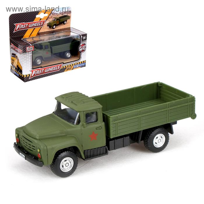Грузовик металлический «Военный», масштаб 1:52, инерция
Грузовик металлический «Военный», масштаб 1:52, инерция