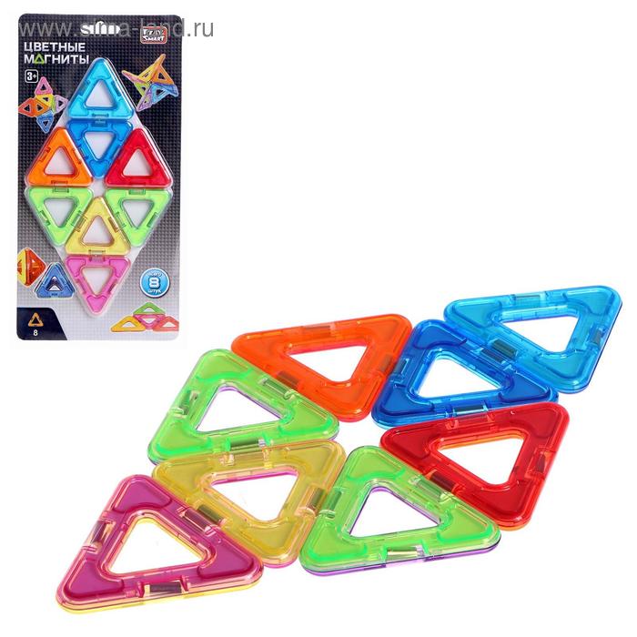 Конструктор магнитный «Цветные магниты», 8 деталей
Конструктор магнитный «Цветные магниты», 8 деталей