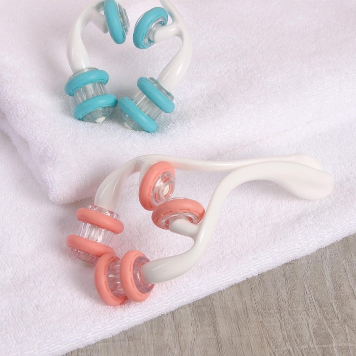 Массажёр антицеллюлитный, с ручкой, цвет МИКС 
Массажёр антицеллюлитный, с ручкой, цвет МИКС