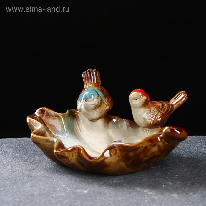 Поилка-подставка "Птички на листе" 16*13*7см
Поилка-подставка "Птички на листе" 16*13*7см