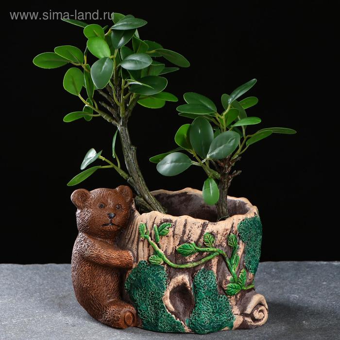 Горшок "Медведь у пенька" 15*11*10см
Горшок "Медведь у пенька" 15*11*10см