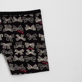 Трусы-шорты для девочки, цвет чёрный, рост 110-116 см
Трусы-шорты для девочки, цвет чёрный, рост 110-116 см