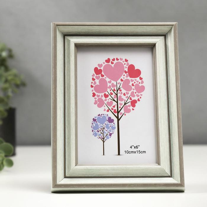 Фоторамка пластик 10х15 см "Классика" серая 20х15 см
Фоторамка пластик 10х15 см "Классика" серая 20х15 см