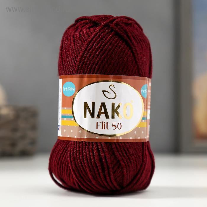 Пряжа "ELIT 50" 100% акрил 125м/50г (2302) 
Пряжа "ELIT 50" 100% акрил 125м/50г (2302)