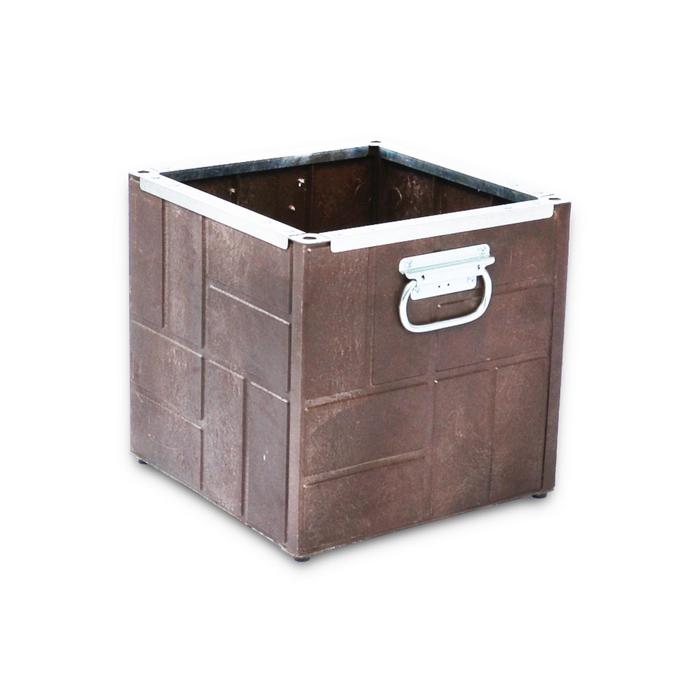Клумба, 35 × 35 × 35 см, коричневая
Клумба, 35 × 35 × 35 см, коричневая