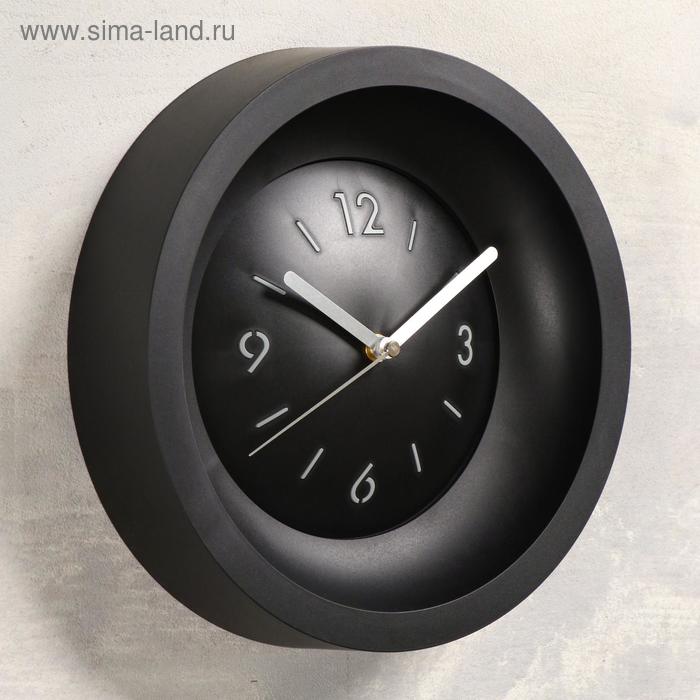 фото Часы настенные, серия: классика, плавный ход, d=25.4 cм, без стекла тройка