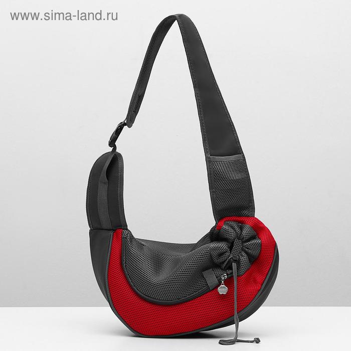 Сумка-переноска с креплением для ошейника, 41 х 11 х 26 см, красная
Сумка-переноска с креплением для ошейника, 41 х 11 х 26 см, красная