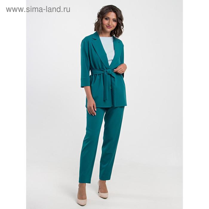 Жакет женский, размер 46-48, цвет изумрудный
Жакет женский, размер 46-48, цвет изумрудный