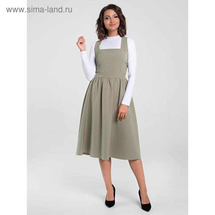 Платье женское, размер 48, цвет оливковый
Платье женское, размер 48, цвет оливковый