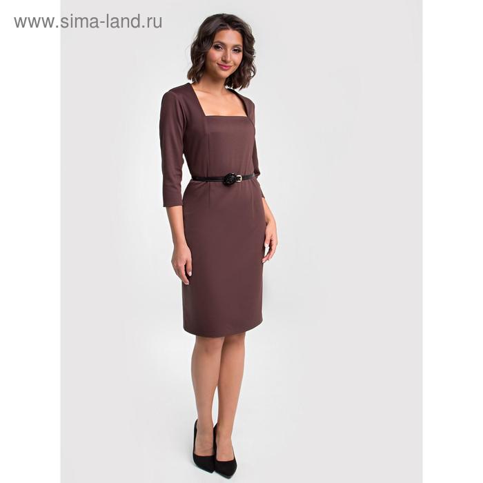 Платье женское, размер 42, цвет коричневый
Платье женское, размер 42, цвет коричневый
