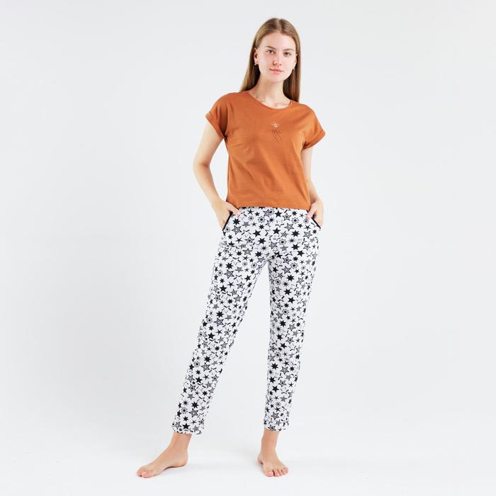 Брюки женские, цвет белый/звёзды, размер 56
Брюки женские, цвет белый/звёзды, размер 56