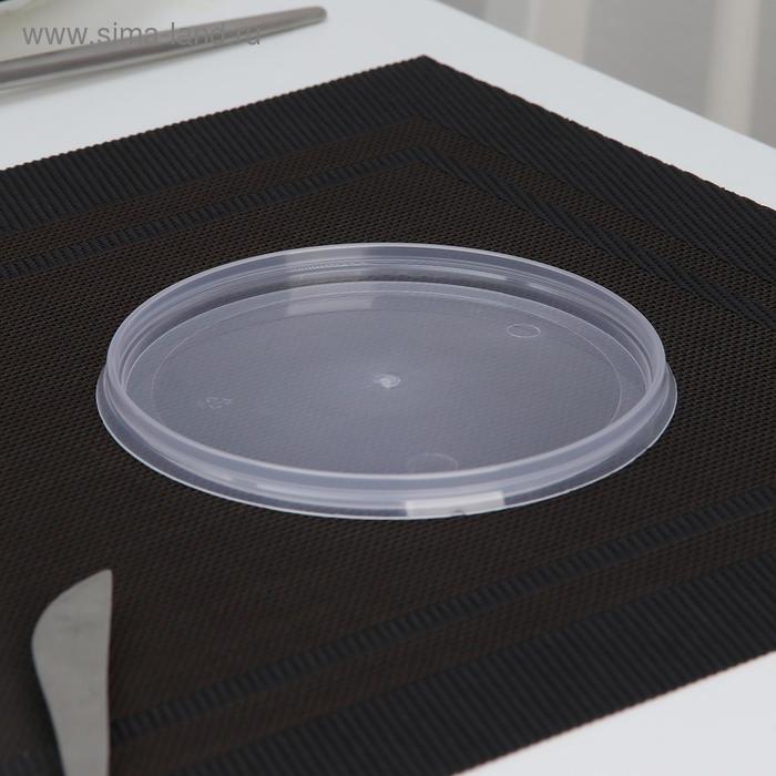 Крышка одноразовая для ведёрка, d=12,7 см, цвет прозрачный
Крышка одноразовая для ведёрка, d=12,7 см, цвет прозрачный