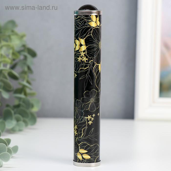 Калейдоскоп "Чёрно-золотые цветы" 17х3х3 см
Калейдоскоп "Чёрно-золотые цветы" 17х3х3 см