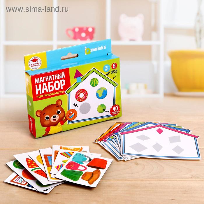 Магнитный набор «Геометрические фигуры»
Магнитный набор «Геометрические фигуры»