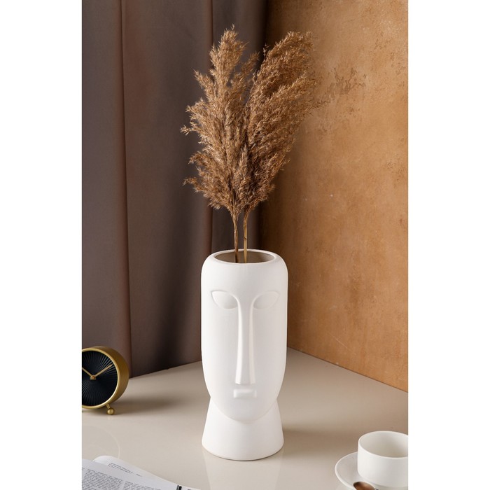 Ваза керамическая "Будда", настольная, декоративная, интерьерная, белая, 31.5 см
Ваза керамическая "Будда", настольная, декоративная, интерьерная, белая, 31.5 см