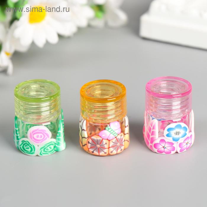 Баночка для скрапбукинга стекло "Цветочная" МИКС 3,2х2,4х2,4 см
Баночка для скрапбукинга стекло "Цветочная" МИКС 3,2х2,4х2,4 см