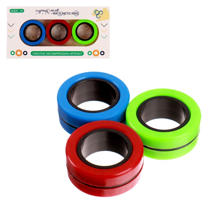 Магнитные кольца, цвета МИКС
Магнитные кольца, цвета МИКС