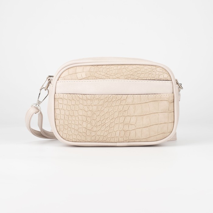 Сумка женская, отдел на молнии, 2 наружных кармана, длинный ремень, цвет бежевый
Сумка женская, отдел на молнии, 2 наружных кармана, длинный ремень, цвет бежевый